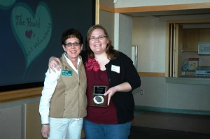 Robin Beasley award being recived by ORCA represtative